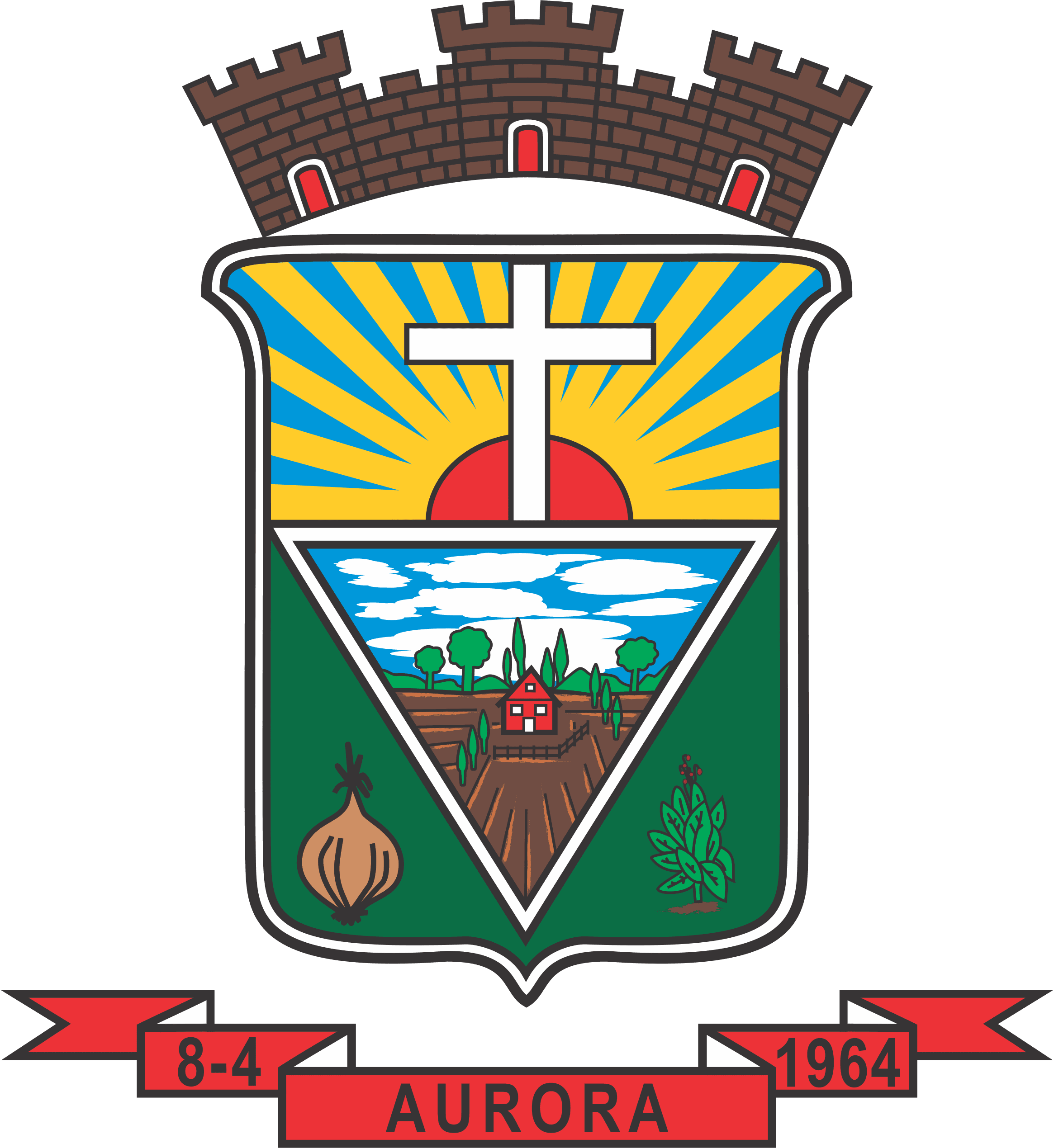 Brasão do Município de Aurora