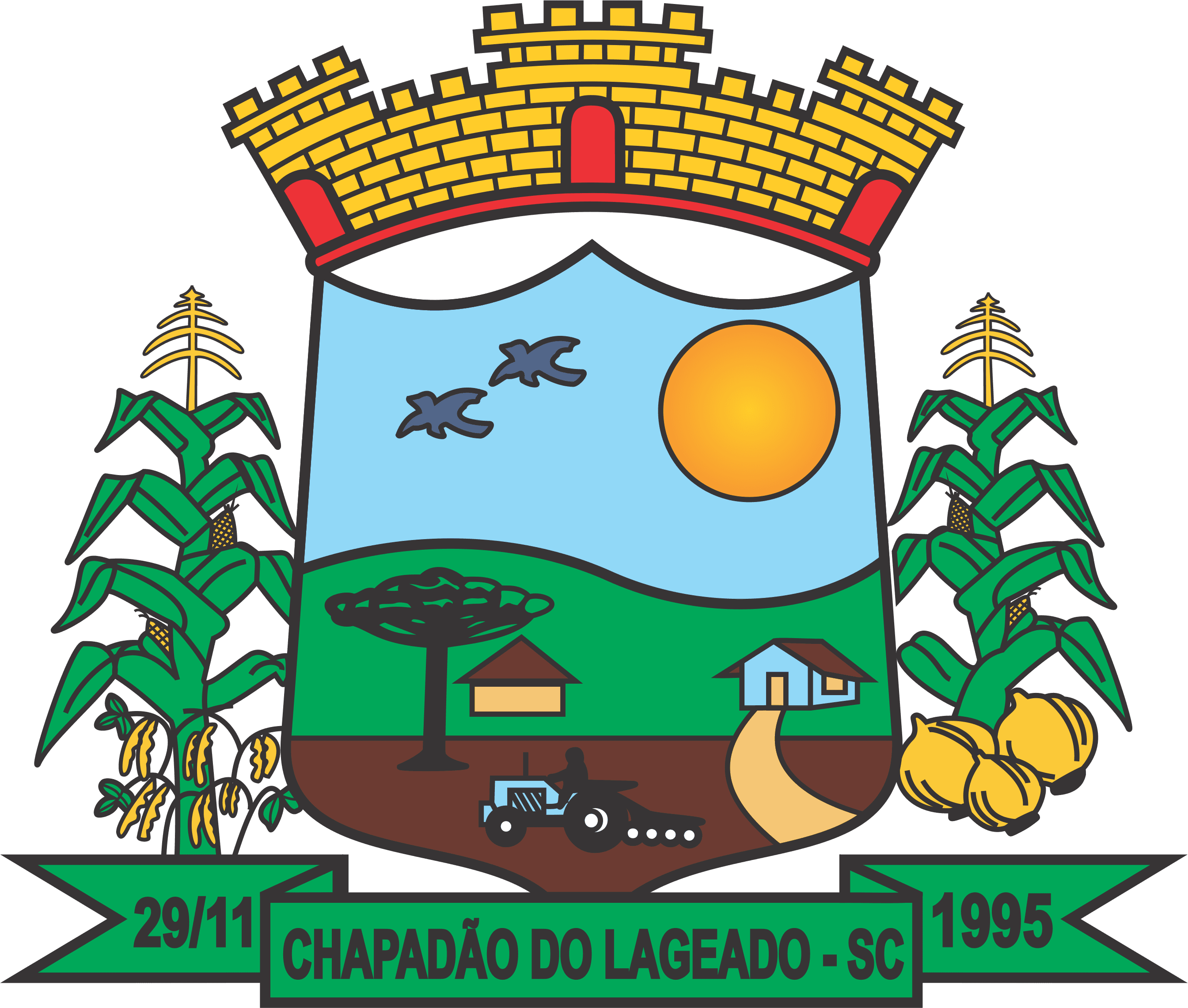 Brasão do Município de Chapadão do Lageado