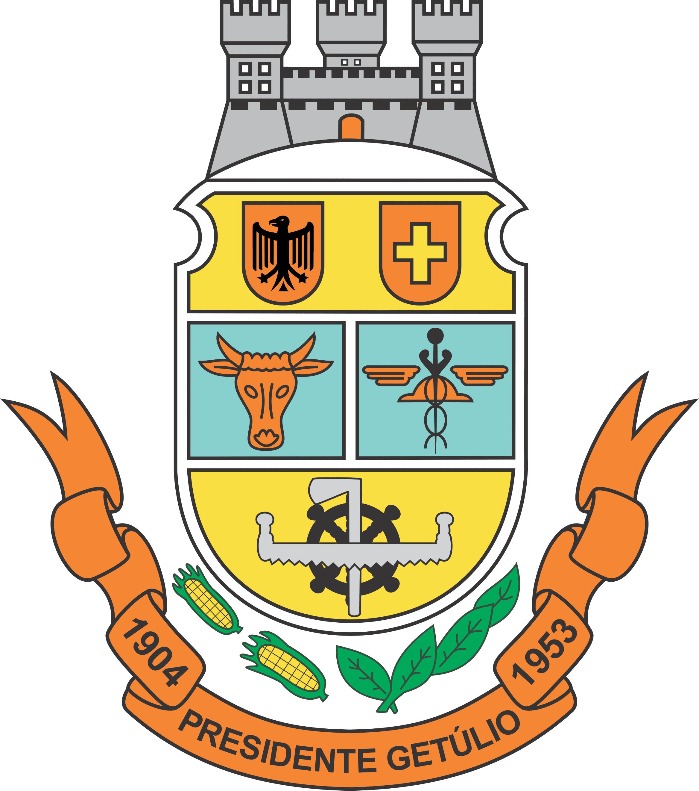 Brasão do Município de Presidente Getúlio