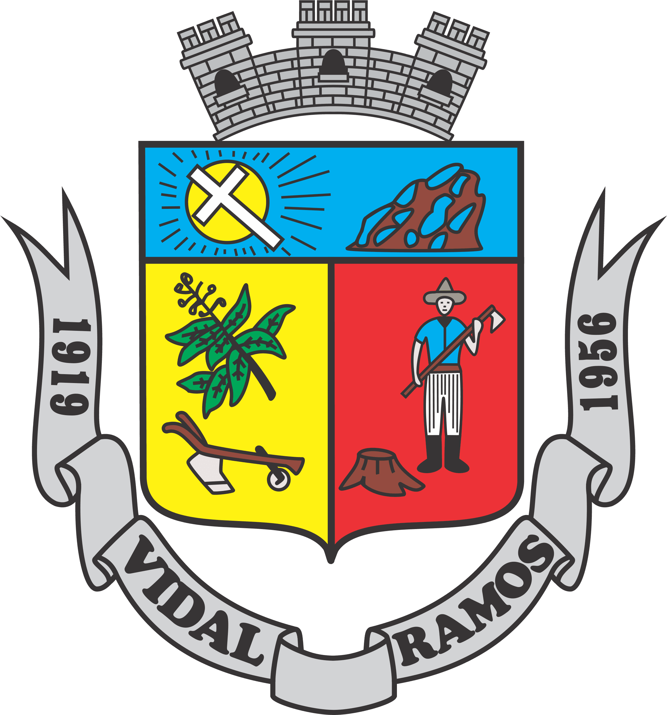 Brasão do Município de Vidal Ramos