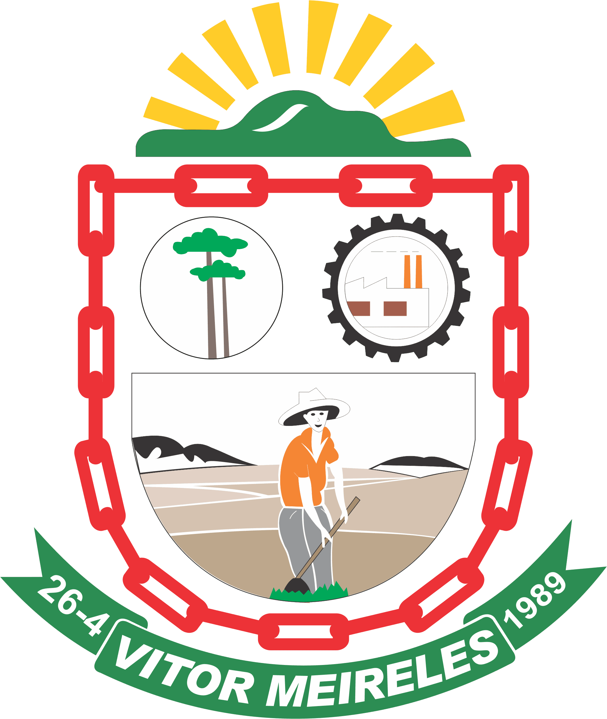 Brasão do Município de Vitor Meireles
